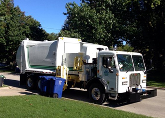 Refuse collection in Green Bay, WI