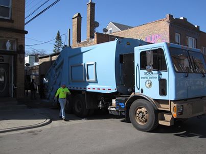 Electric refuse collection trucks sold to the City of Chicago